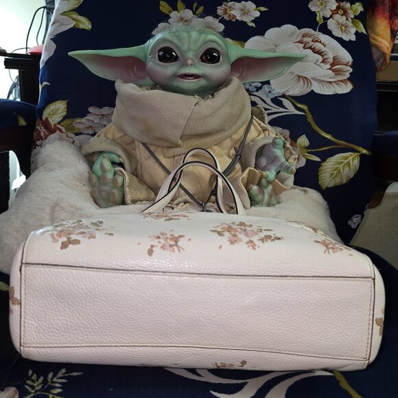 Coach Prairie Satchel in Chalk Rose Bouquet - Picture 7 of 15